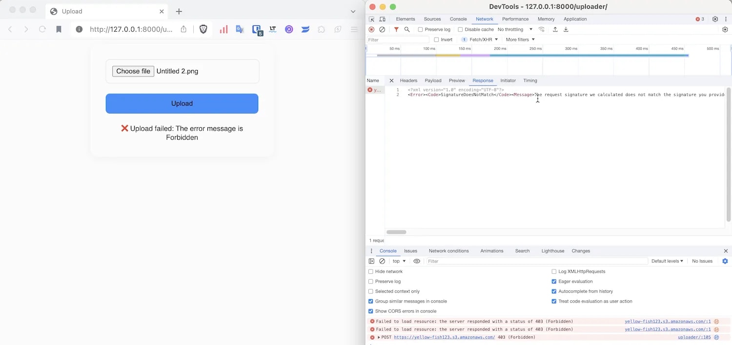 403 devtools